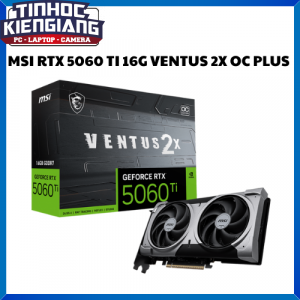 Card Màn Hình - VGA MSI GeForce RTX 5060 Ti 16G VENTUS 2X OC PLUS (GDDR7/ 128 bit)