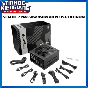 Nguồn Máy Tính SEGOTEP PM850W (850W | Full Modular | 80 PLUS PLATINUM PCIE 5.1 | Black