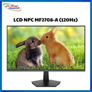 Màn Hình Máy Tính NPC MF2708-A Black (Phẳng, IPS - HDMI, VGA, 1920x1080, 120Hz, 3 cạnh viền mỏng, Kèm cáp HDMI, Treo tường)
