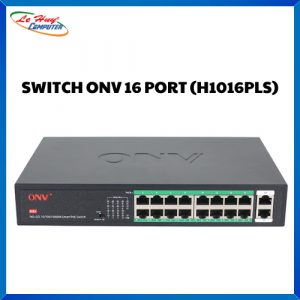 Thiết bị chuyển mạch Switch ONV-H1016PLS 16-port 10/100M PoE