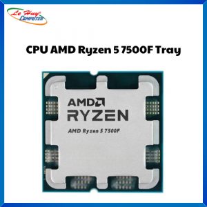CPU AMD Ryzen 5 7500F Tray (3.7 GHz Upto 5.0 GHz / 38MB / 6 Cores, 12 Threads / 65W / AM5)