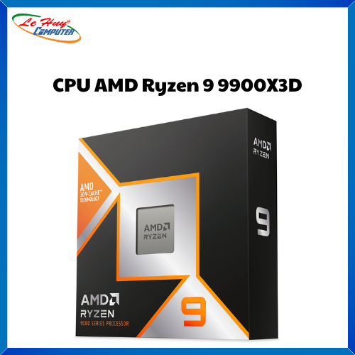 CPU AMD Ryzen 9 9900X3D ( 12 Cores Zen5 | 140 MB Cache)