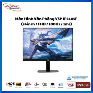 Màn Hình Máy Tính Văn Phòng VSP IP2405F (24inch / FHD / 100Hz / 1ms) Black