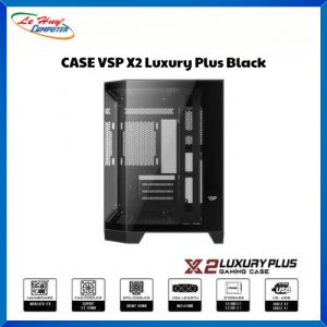 Vỏ Case Máy Tính VSP X2 Luxury Plus Black