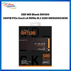 Ổ cứng SSD WD Black SN7100 500GB PCIe Gen4 x4 NVMe M.2 (WDS500G4X0E)