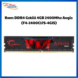 Ram Máy Tính GSKILL DDR4 4GB 2400MHz AEGIS (F4-2400C17S-4GIS)
