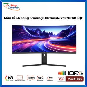 Màn Hình Máy Tính Cong VSP VG3418QC 34' UWDHD VA 180Hz 1Ms Chuyên Game