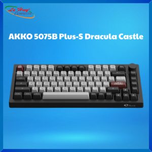 Bàn phím cơ AKKO 5075B Plus-S Dracula Castle (Multi-modes / RGB / Hotswap / Gasket mount / South Facing)