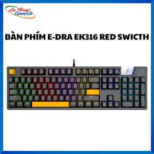 Bàn Phím Cơ Gaming EDRA EK316 (Red Switch)