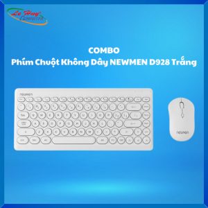 Combo Phím Chuột Không Dây NEWMEN D928 Trắng
