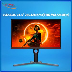 Màn Hình Máy Tính Gaming AOC 25G3ZM/74 | 24.5 inch, FHD, VA, 240Hz, 0.5ms, Phẳng