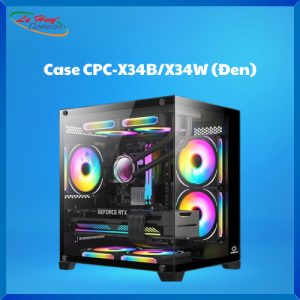 Vỏ Máy Tính Bể Cá Coolerplus CPC-X34B (Đen)