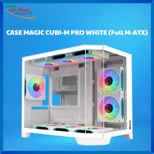 VỎ CASE MÁY TÍNH MAGIC CUBI-M PRO WHITE (Full M-ATX)
