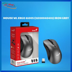 Chuột máy tính không dây Genius ERGO 8100S (31030040401) IRON GREY