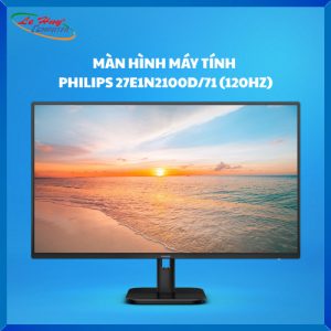 Màn Hình Máy Tính LCD Philips 27E1N2100D/71 (27 inch - FullHD - IPS - HDMI - DVI - VGA - 120HZ) Black