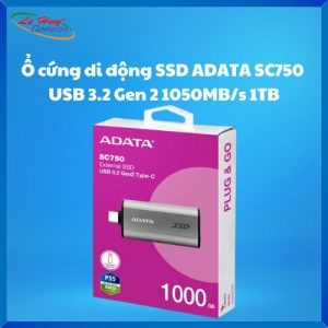 Ổ Cứng Di Động ADATA SC750 USB 3.2 Gen 2 1050MB/s 1TB