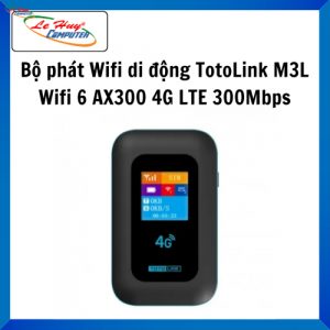 Bộ phát Wifi di động TotoLink M3L Wifi 6 AX300 4G LTE 300Mbps