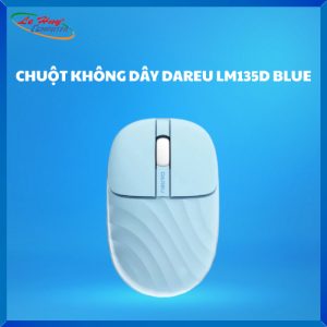 Chuột máy tính không dây Dareu LM135D Silent (Kết nối – Bluetooth + wireless 2.4G) Xanh