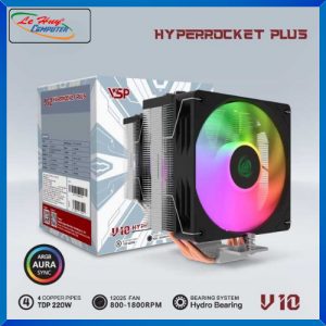 Tản Nhiệt Khí VSP V10 HYPERROCKET PLUS Black
