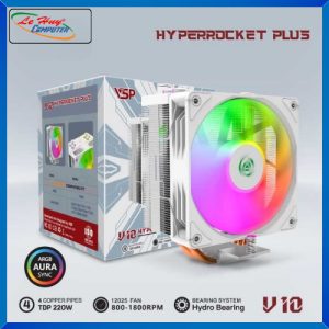 Tản Nhiệt Khí VSP V10 HYPERROCKET PLUS White