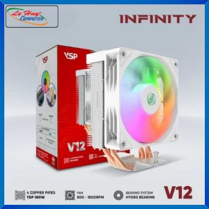 Tản Nhiệt Khí VSP V12 INFINITY White