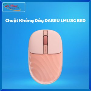 Chuột không dây DAREU LM135G (Silent SW) Red