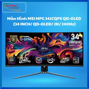 Màn Hình Máy Tính MSI MPG 341CQPX QD-OLED  (34 INCH/ QD-OLED/ 2K/ 240Hz)