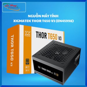 Nguồn máy tính XIGMATEK THOR T650 V3 80 Plus Bronze (EN45998)