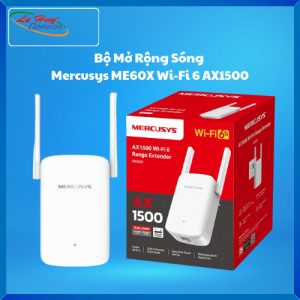 Bộ Mở Rộng Sóng  Mercusys ME60X Wi-Fi 6 AX1500