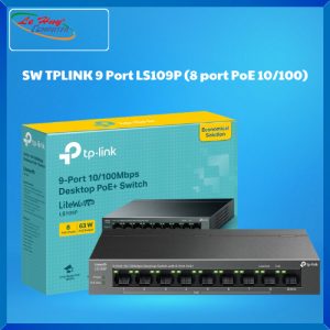 Switch TP-LINK 9 Port LS109P (8 port PoE 10/100)