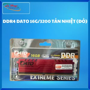 Ram Máy Tính DATO DDR4 16G/3200Mhz Tản Nhiệt Đỏ