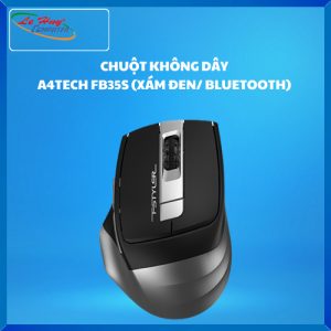 Chuột Máy Tính Không Dây A4TECH FB35S (XÁM ĐEN/ BLUETOOTH)