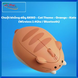 Chuột không dây AKKO – Cat Theme – Orange – Kate (Wireless 2.4Ghz / Bluetooth)