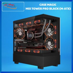 VỎ CASE MÁY TÍNH MAGIC MIX TOWER PRO BLACK (M-ATX)