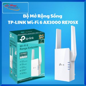Bộ Mở Rộng Sóng  TP-LINK Wi-Fi 6 AX3000 RE705X