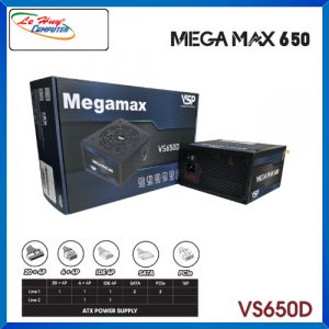 Nguồn Máy Tính ATX VSP MEGAMAX VS650D - 650W