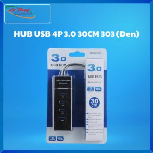 HUB USB 4P 3.0 30CM 303 (Đen)