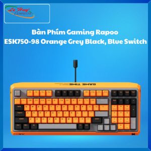 Bàn Phím Gaming Rapoo ESK750-98 Orange Grey Black, Blue Switch