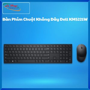 COmbo Bàn Phím Chuột Không Dây Dell KM5221W