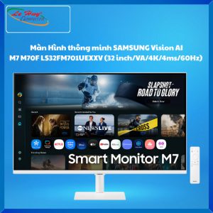 Màn Hình Máy Tính Thông Minh SAMSUNG Vision AI M7 M70F LS32FM701UEXXV (32 inch/VA/4K/4ms/60Hz)