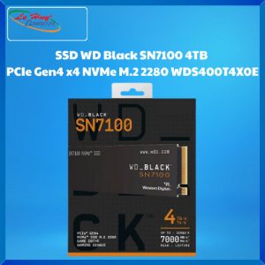 Ổ cứng SSD WD Black SN7100 4TB  PCIe Gen4 x4 NVMe M.2 2280 (WDS400T4X0E)