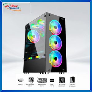 Vỏ Máy Tính COOLERPLUS CPC-G325 Kèm 3 Fan LED