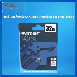 Thẻ nhớ Micro SDXC Patriot LX 32GB Class 10