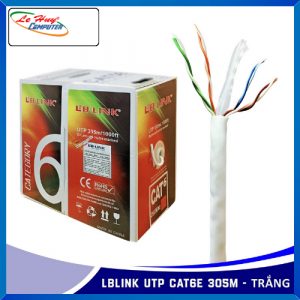 CABLE MẠNG LBLINK CAT6 305M (Màu Trắng)