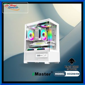 Vỏ máy tính Emaster Gaming ECG984W(Bể Cá trắng, Chưa kèm Fan)