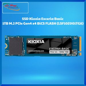 Ổ cứng SSD Kioxia Exceria Basic 1TB M.2 PCIe Gen4 x4 BiCS FLASH (LSF10Z001TG8)