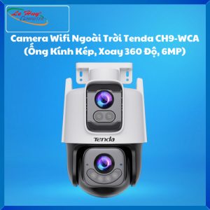 Camera Wifi Ngoài Trời Tenda CH9-WCA (Ống Kính Kép, Xoay 360 Độ, 6MP)