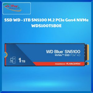 Ô Cứng Máy Tính - SSD WESTERN BLUE SN5100 1TB NVMe / M.2-2280 / PCIe Gen4 (WDS100T5B0E)