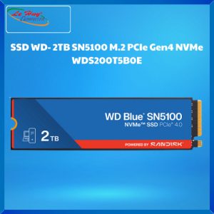 Ô Cứng Máy Tính - SSD WESTERN BLUE SN5100 2TB NVMe / M.2-2280 / PCIe Gen4 (WDS200T5B0E)