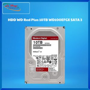 Ổ Cứng HDD Western Red Plus 10TB 3.5" SATA 3 512MB Cache 7200RPM (WD100EFGX)
